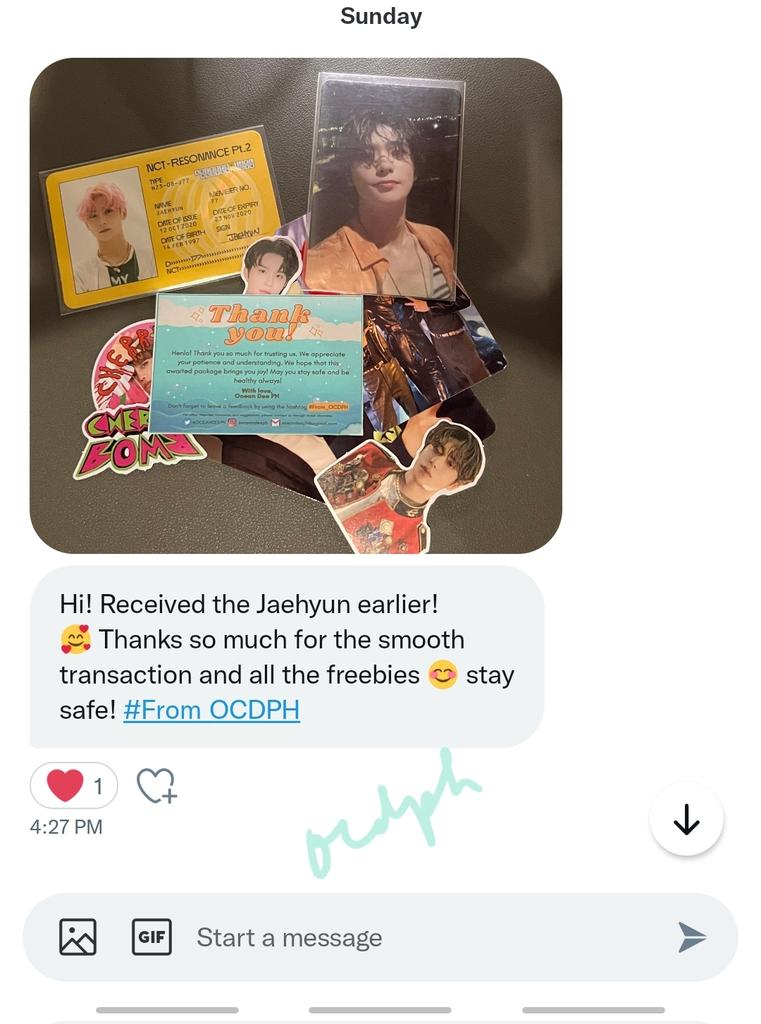 OCEANDEEPH's tweet photo. Newest feedback after n months 🥺 🫶 Thank you for your trust and support!
#From_OCDPH https://t.co/7QxRpmU4eW