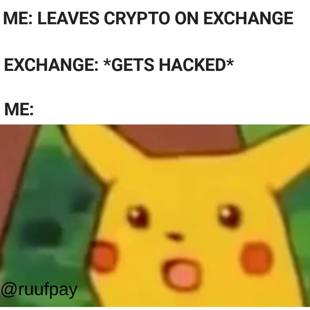 RuufPay's tweet photo. Shocking...
Good thing we have the perfect self-custody wallet for you👀

#Web3 #cryptocurrency  #ruufpay #ruufcoin #cryptowallet #stakingwallet #bitcoins #ethereummerge #ethereum #polygonnft #cryptonews #cryptomemes #bitcoinnews #cryptocurrencynews #cryptoinvestor  #cryptomemes https://t.co/uZHBm4ox3L