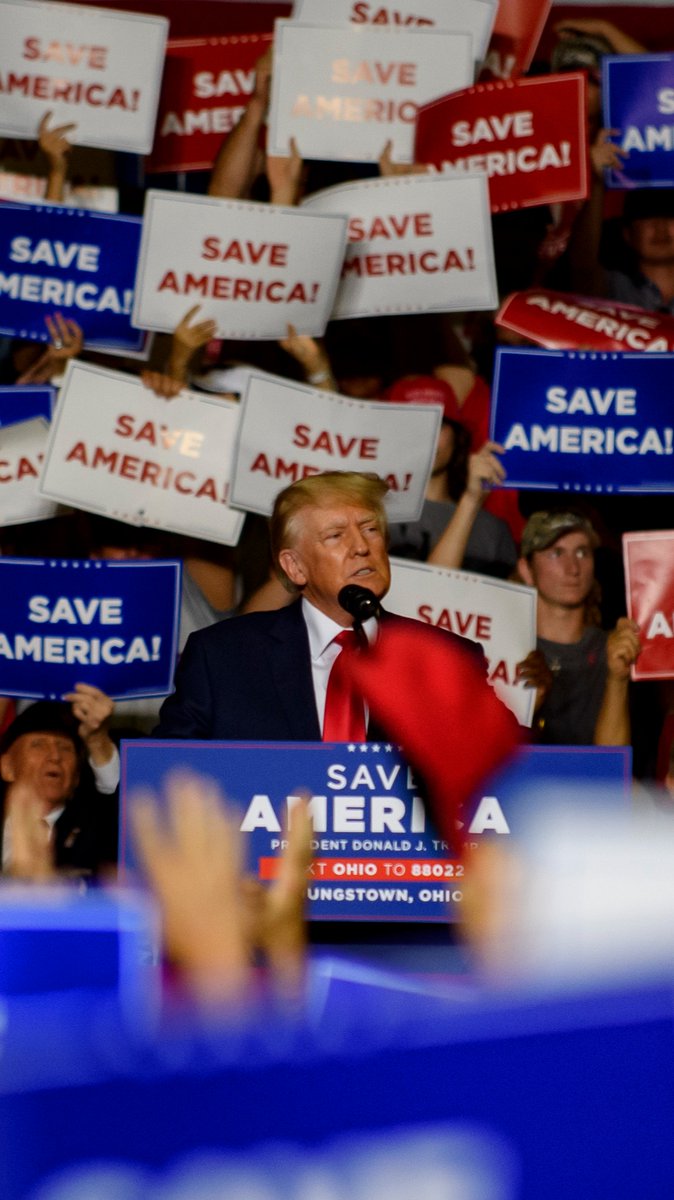 NEWSMAX's tweet photo. TRUMP: "As bad as things are today, if the radical Democrats keep their grip on the House and the Senate... your country will never be able to recover." https://t.co/FkAvgF7iwt https://t.co/IFTMtxLSZK