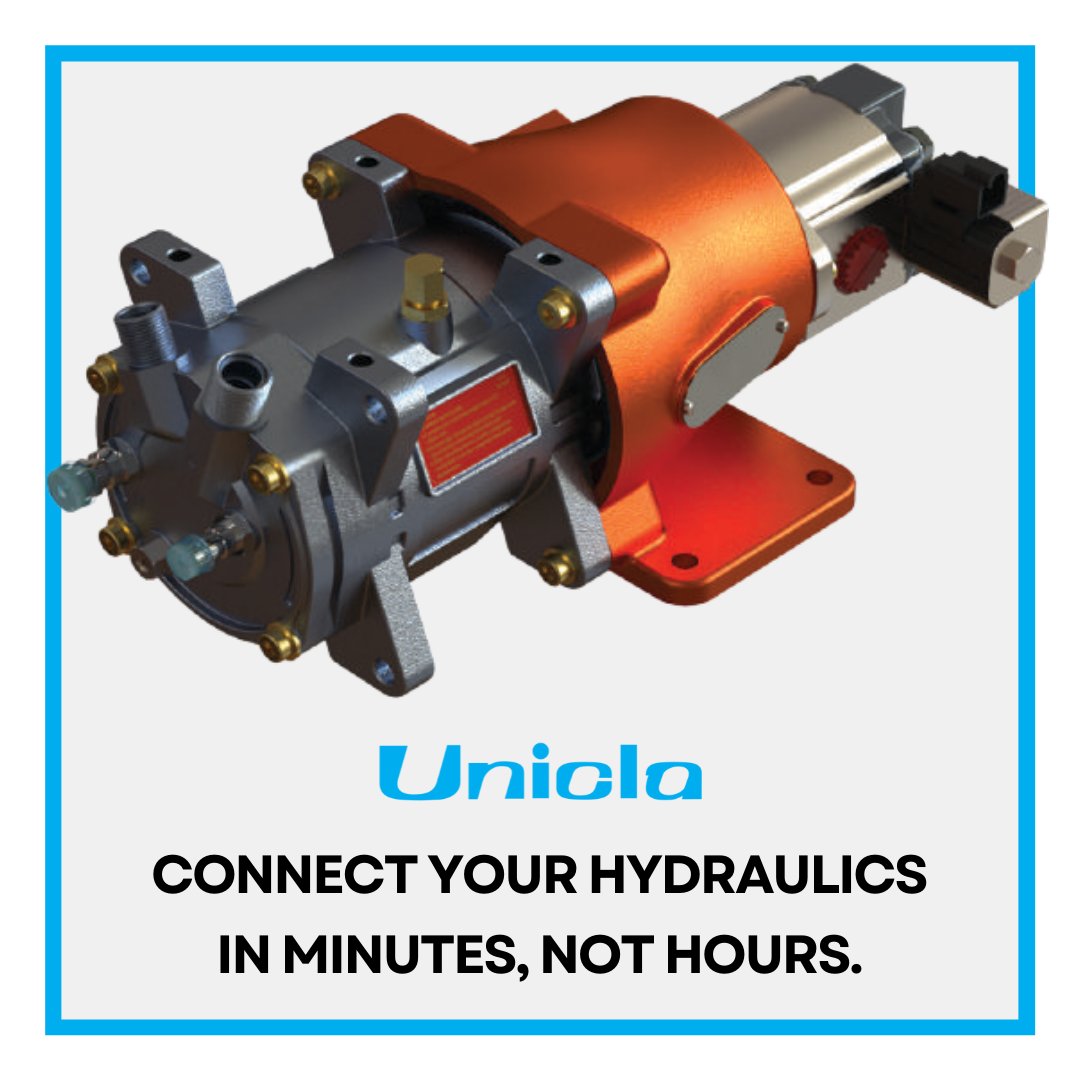 The Generation II Hydraulic Drive compressor comes pre-assembled and ready to install. That includes the drive coupling, housing, and hydraulic motor, wrapped in a neat plug and play package.  Download the brochure here: unicla.hk/products/hdriv…