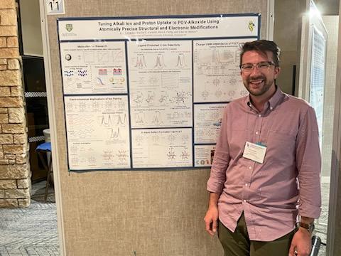 schreisenberg's tweet photo. As promised, presenting a poster pic post presentation. Thanks to everyone at the Atomically Precise Nanochemistry GRC for an awesome conference, full of cool science, stimulating discussions, and great new connections! #atomicallyprecise #chemtwitter https://t.co/fzZYtuvEq3