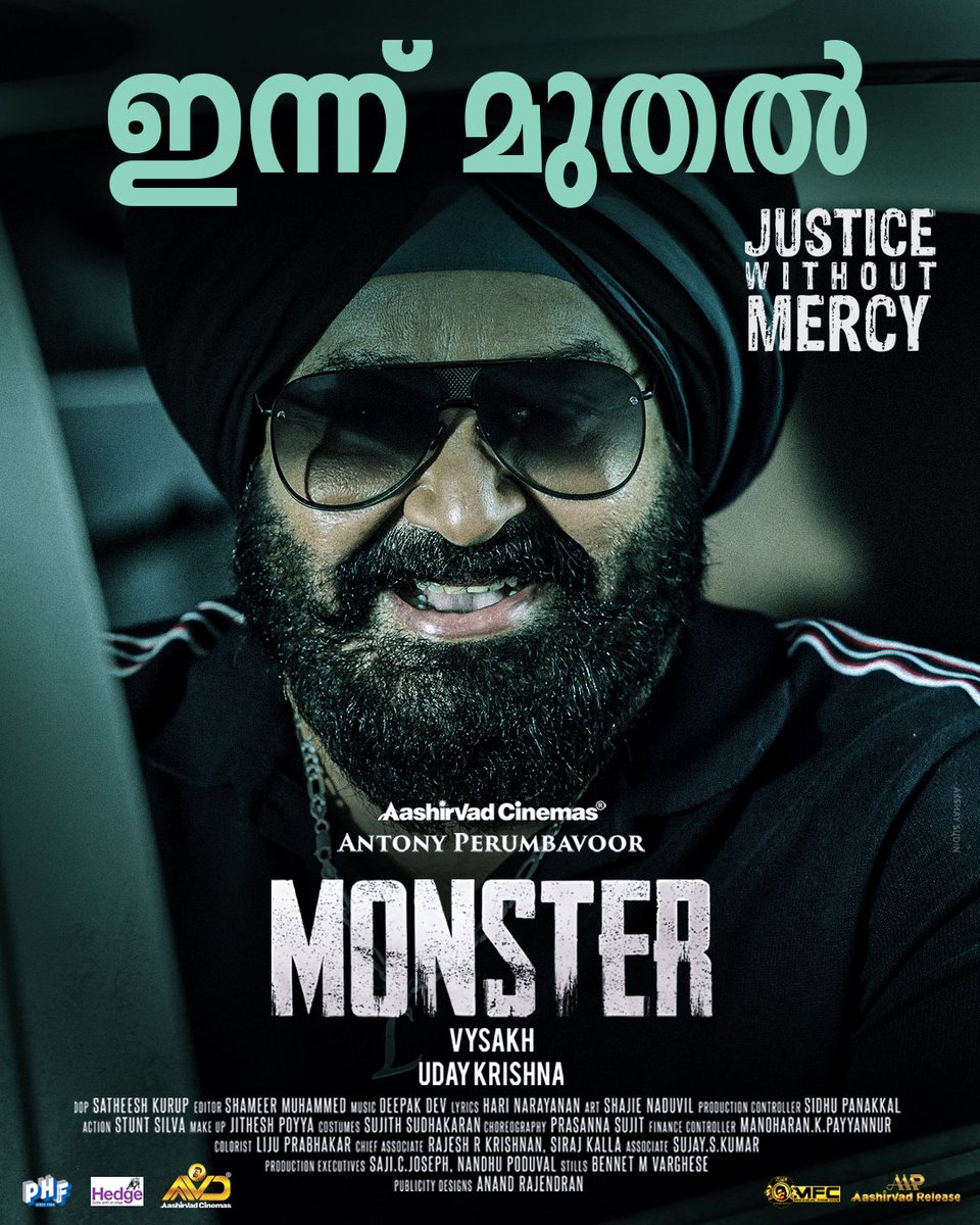 MohanlalLMFC's tweet photo. #MonsterFromToday
@Mohanlal @aashirvadcine https://t.co/kgaMOvg8xJ