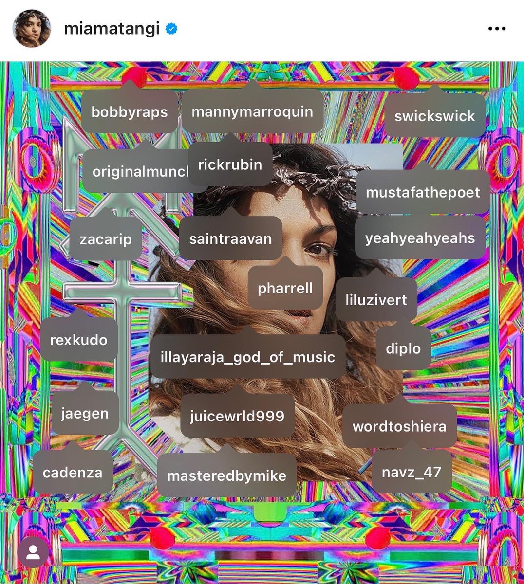 Not me being featured on <a href="/MIAuniverse/">M.I.A. ⊕ II II II</a> album! Check out Puththi 🧠