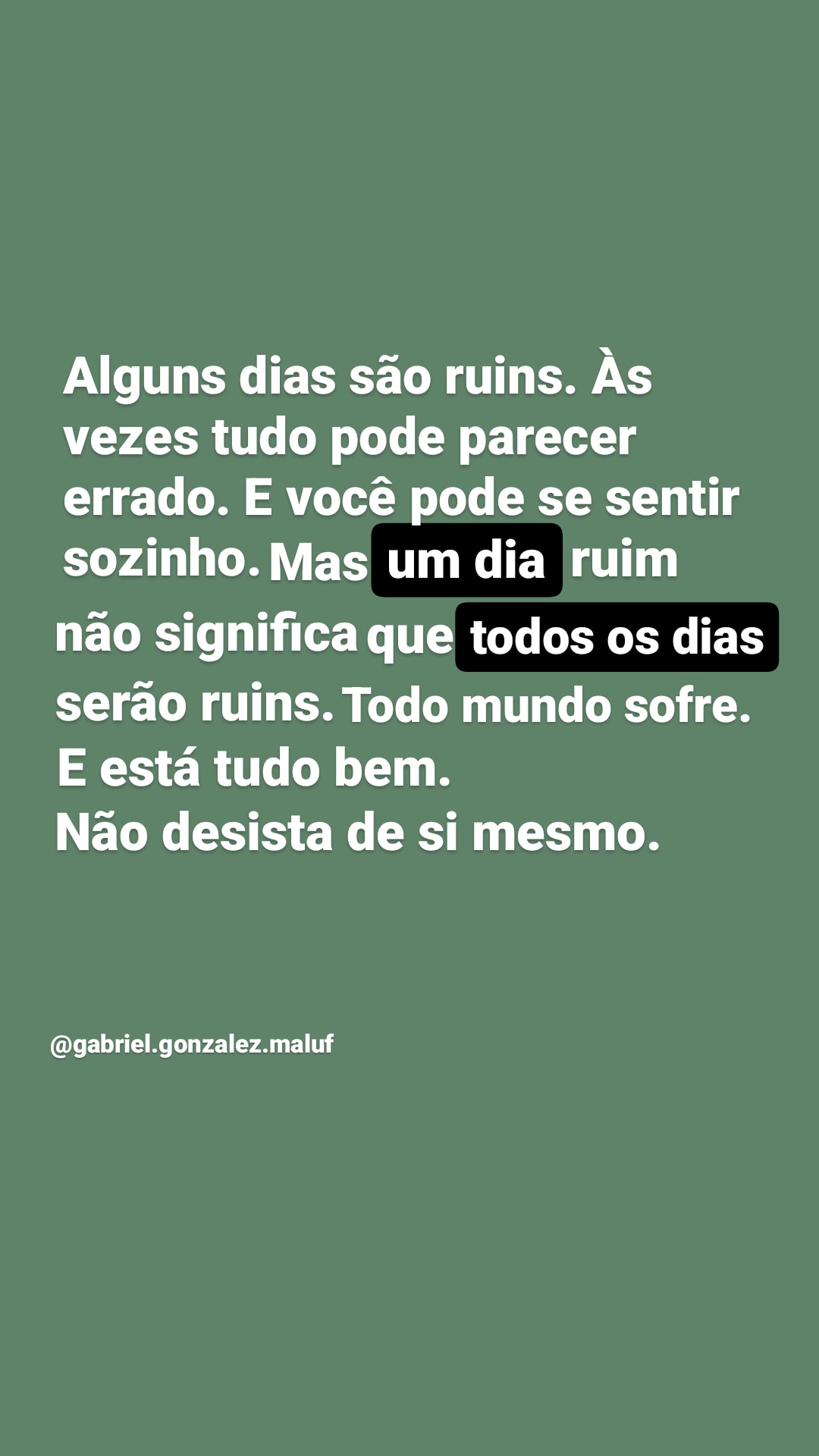 Frases para Dias Ruins