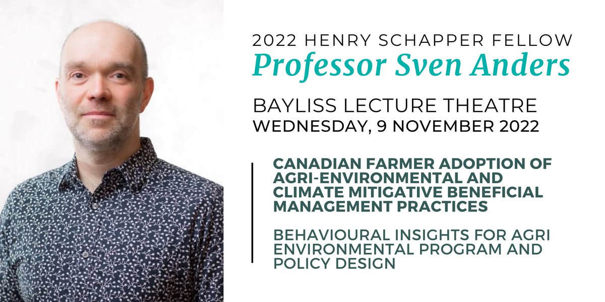 The UWA Institute of Agriculture (@ioa_uwa) on Twitter photo The Dept of Agricultural & Resource Economics will host visiting Fellow Prof Sven Anders <a href="/svennibold/">Sven Anders</a> from <a href="/UAlberta/">University of Alberta</a> for an in-person lecture at UWA on 9 Nov. Prof Anders is a Henry Schapper Fellow with the WA branch of <a href="/AARES_Inc/">AARES</a> & a visiting Forrest Fellow with <a href="/ForrestResearch/">Forrest Foundation</a>. The Dept of Agricultural & Resource Economics will host visiting Fellow Prof Sven Anders <a href="/svennibold/">Sven Anders</a> from <a href="/UAlberta/">University of Alberta</a> for an in-person lecture at UWA on 9 Nov. Prof Anders is a Henry Schapper Fellow with the WA branch of <a href="/AARES_Inc/">AARES</a> & a visiting Forrest Fellow with <a href="/ForrestResearch/">Forrest Foundation</a>.
