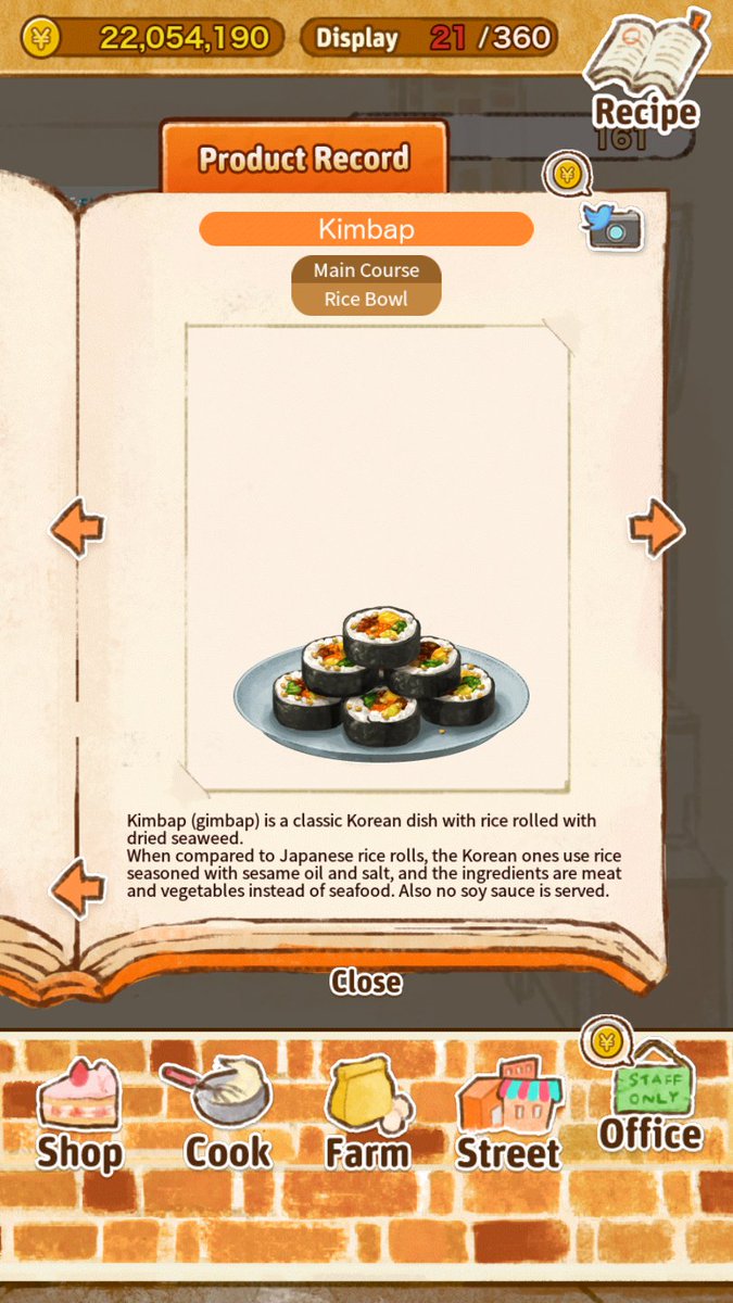 trangbach99's tweet photo. Kimbap (gimbap) is a classic Korean dish with rice rolled with dried seaweed.
When compared to Japanese rice rolls, the Korean ones use rice seasoned with sesame oil and salt, and the ingredients are meat and vegetables instead of seafood. Also no soy sauce is served. https://t.co/k3ICqOJmJE