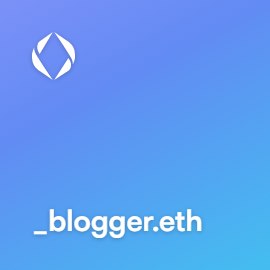 _blogger bought for 0.015 ETH on ens.vision #ENS #ensdomains #EnsNames

ens.vision/name/_blogger