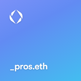 _pros bought for 0.006 ETH on ens.vision #ENS #ensdomains #EnsNames

ens.vision/name/_pros