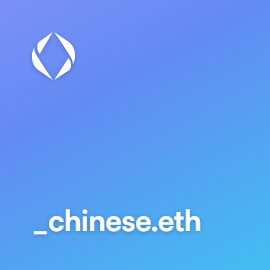 _chinese bought for 0.029 ETH on ens.vision #ENS #ensdomains #EnsNames

ens.vision/name/_chinese