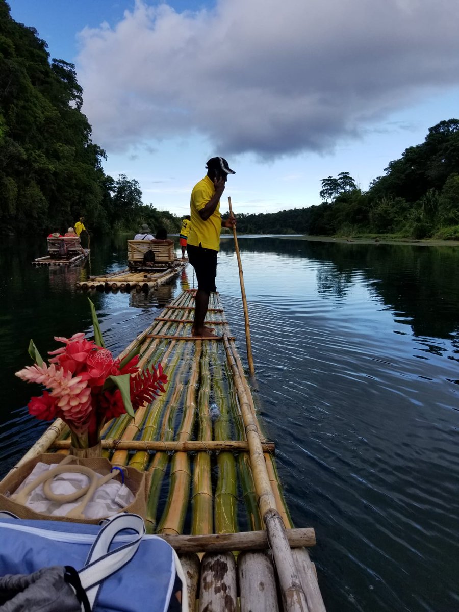 decodettea's tweet photo. Rafting on the Rio Grande in Jamaica https://t.co/348F8408Tl