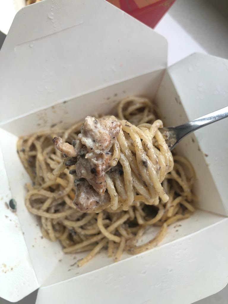 discountfess's tweet photo. Makan Pasta fancy yg enaknya mantul tapi tetep cuan?!
Pakai Promo NUNGGU #PASTA(nggal)GAJIAN dari #PASTARIA
Tebus Murah Spaghetti with Truffle Cream & Chicken cuma 31.999!
Cek skrg dan order di Gofood & Grabfood! Jgn kelewatan, cuma sampai 24 Oktober 2022🍝
ig: @/pastaria.idn https://t.co/g8x8soAlMC