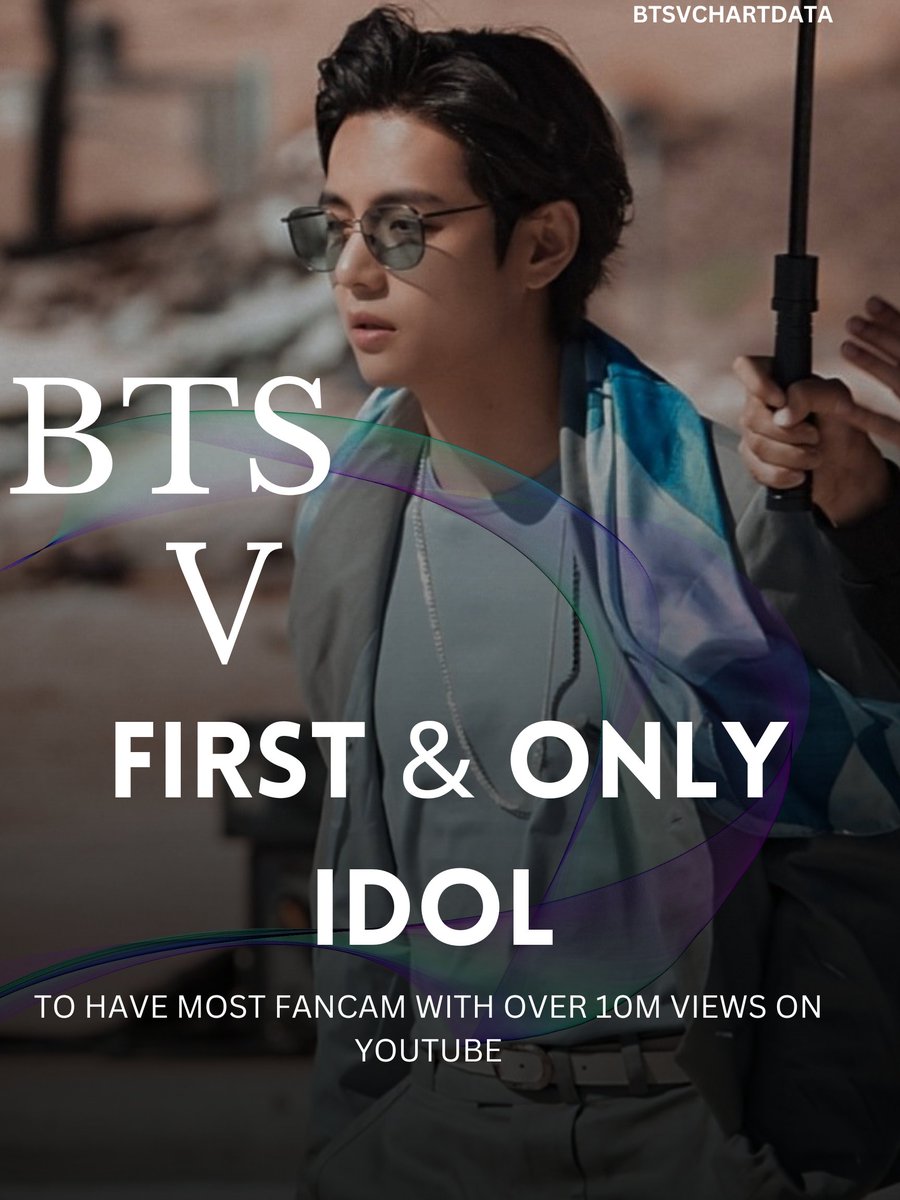 V extends his record as the Idol to have the most fancams with over 10M views on YouTube (#19) Congratulations Taehyung!