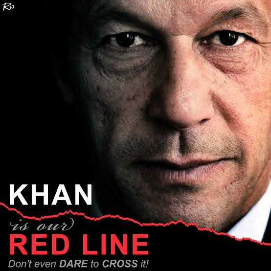 کوئی غلط فہمی میں نہ رہے اور مت بھولنا 
#عمران_خان_ہماری_ریڈ_لاین_ہے
