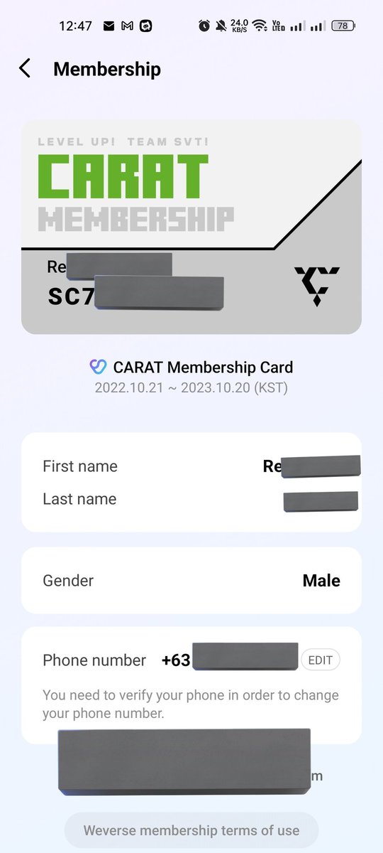 ShinyShimeRin's tweet photo. finally a weverse membership haver β¨ thank you so much @DOPEPHPasabuy for letting my account be used for the purchase of the svt membership subscription merch that i ordered!!! to more budols to come po hehehe π«Ά #DOPEPHFeedbacks https://t.co/cD21CvI2tZ