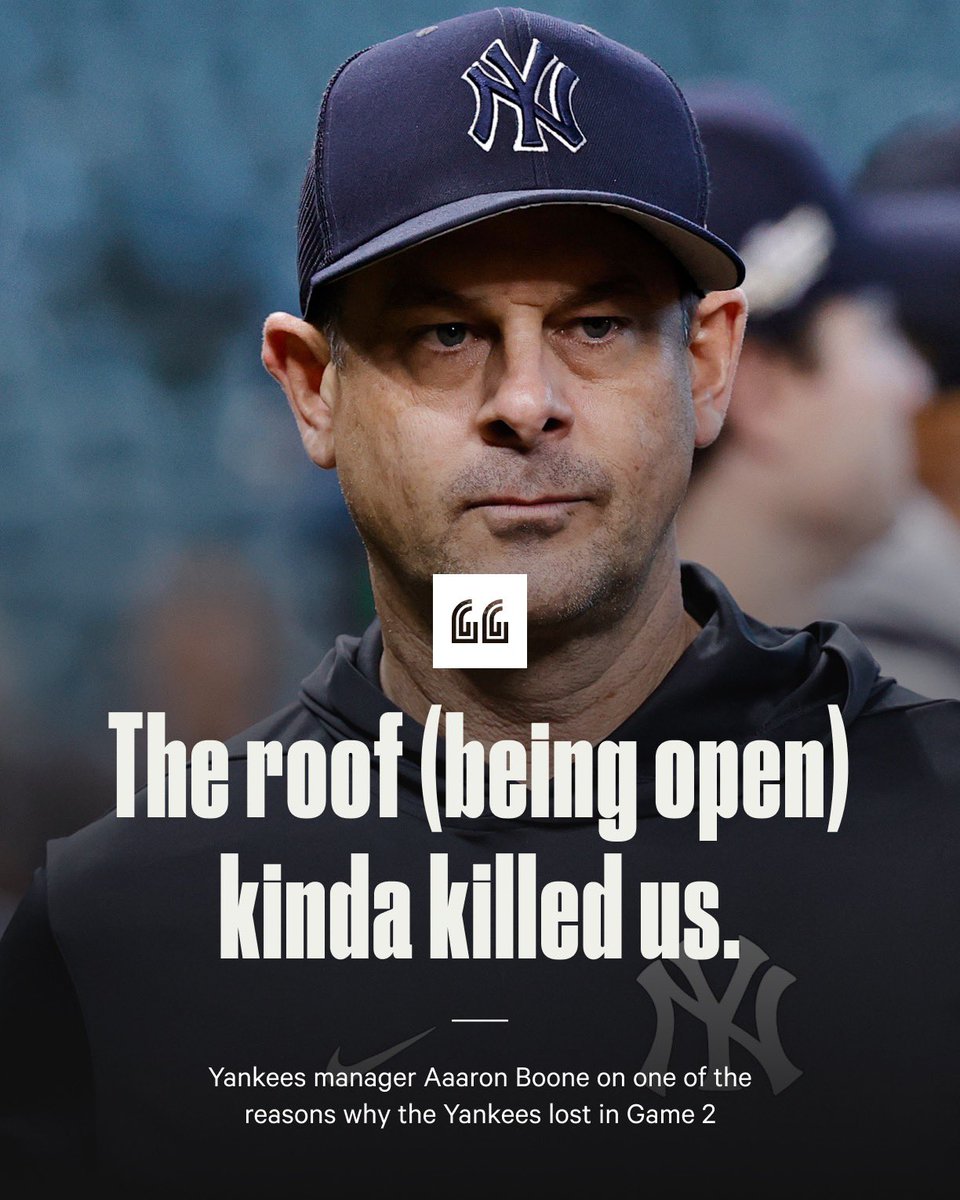 Yankees' Aaron Boone Says Open Roof at Minute Maid Park 'Killed Us