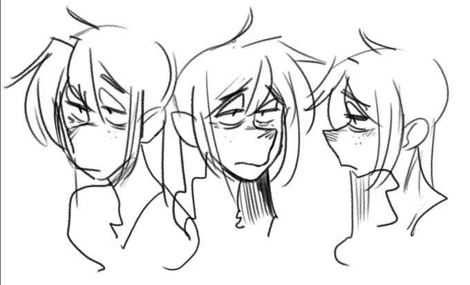 うちの子の前のラフに手を加えたり練習だけしてたりをば 