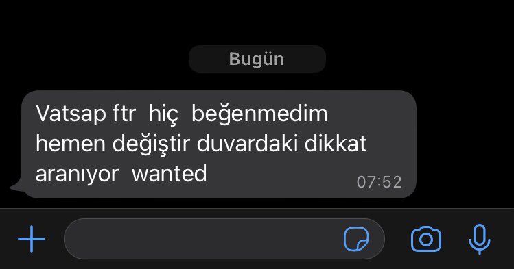 4 yıl sonra wp pp değiştim babamdan gelen mesaja bak sksksldld