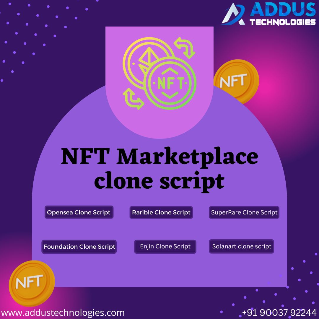 addustech's tweet photo. searching for a #NFTMarketplace
Development with advanced features at a fair price? Get excellent #NFTMarketplaceService from the #ADDUS
For more info visit here: https://t.co/Y4V7kz6DXE
#NFT #NFTMarketplace #NFTclonescript #tokens #cryptocurrency #cryptoexchange https://t.co/4bpVr1gbxl