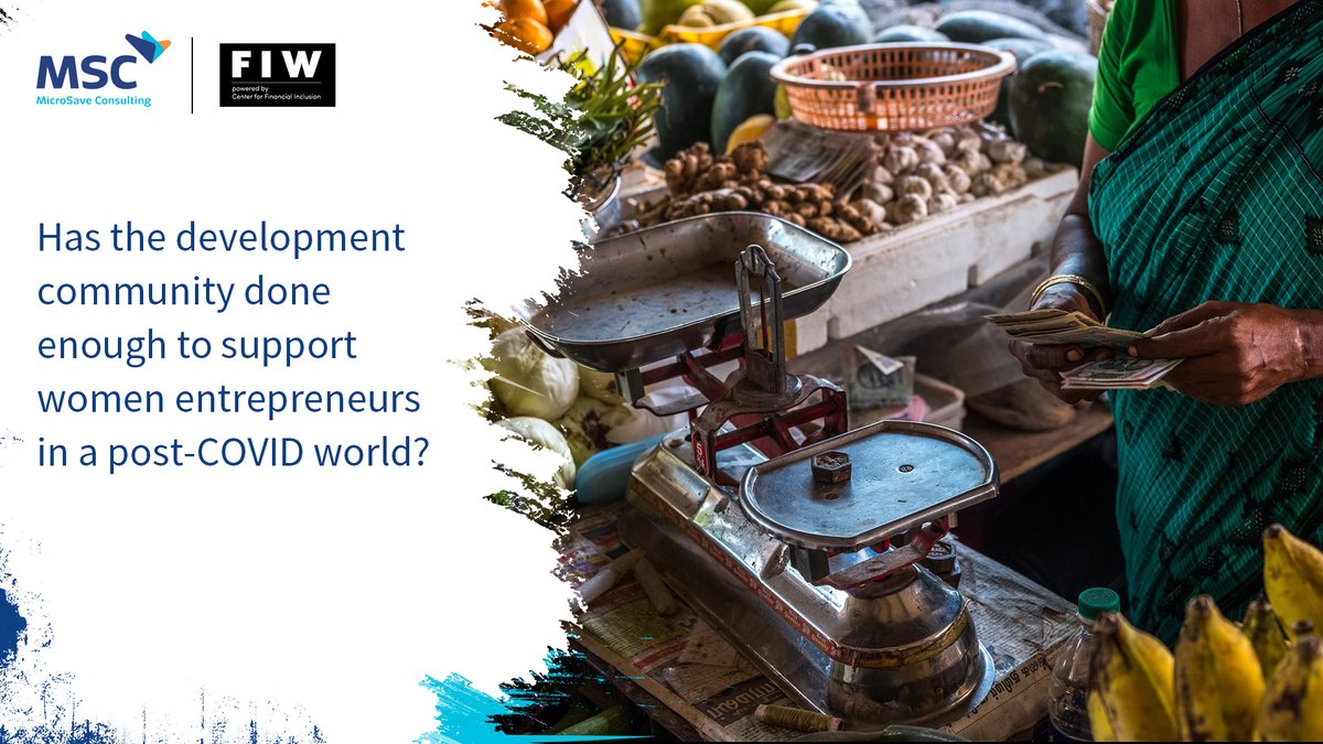 MicroSave's tweet photo. Several NGOs work with women-led businesses (WLBs). However, what were their experiences supporting WLBs during COVID-19, and could they to help the WLBs post-COVID-19? Listen to @sunilsbhat from @MicroSave   👉 https://t.co/0A5SCBPSOl to learn more! #FIW22 https://t.co/CcezDnOUET