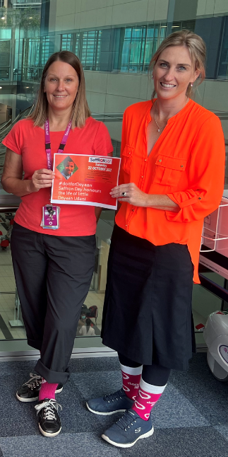 DonateLifeToday's tweet photo. The Royal Brisbane &amp; Women’s Hospital are ready for #SaffronDay tomorrow. Are you? The RBWH is one of many hospitals across Aus who are able to support donor families. We thank our staff who care for generous donors and their families at a most difficult time.  #doitforDeyaan https://t.co/LxEglwamhE