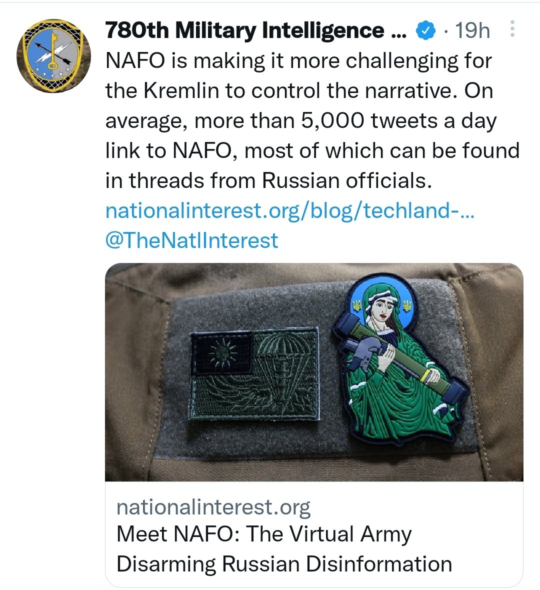 The #Pentagon links its #Cybercom war mission to paid #Bot armies, including the little dogs of #NAFO, which try to spam #Russian or anti #NATO accounts.