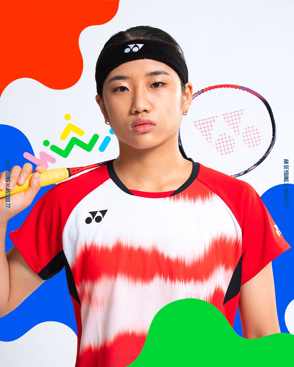 yonex_badminton's tweet photo. “What I lack in natural talent, I make up for with tenacity. On the court, I’m always on the attack. That’s how I beat my most challenging opponents, and why badminton is fun.
It's about hard work, and with #ASTROX77, I gained new power.”
AN SE YOUNG
THIS POWER IS OURS. https://t.co/QAJ1w2Q6G1