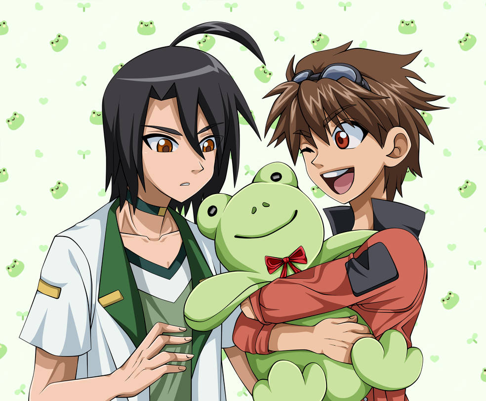 Vysehrn's tweet photo. Collab with @bkgnakk141 she sketched I colored <3 
#bakugan #shunkazami #dankuso #art https://t.co/2b710Cxjb3