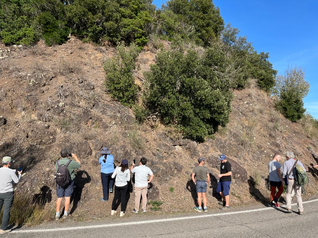 CgtUnisi's tweet photo. 🏞 Yesterday very intresting #IODP #Exp385 Post-meeting Excursion.
🥾 Walking path Murlo mines (#Siena - Italy) to see Remnants of the #Jurassic #Tethys #ocean: the volcanic succession (gabbros, basalts) and the sedimentary cover (marls, radiolarites).
...and today? stay tuned! https://t.co/E06z7esvlg