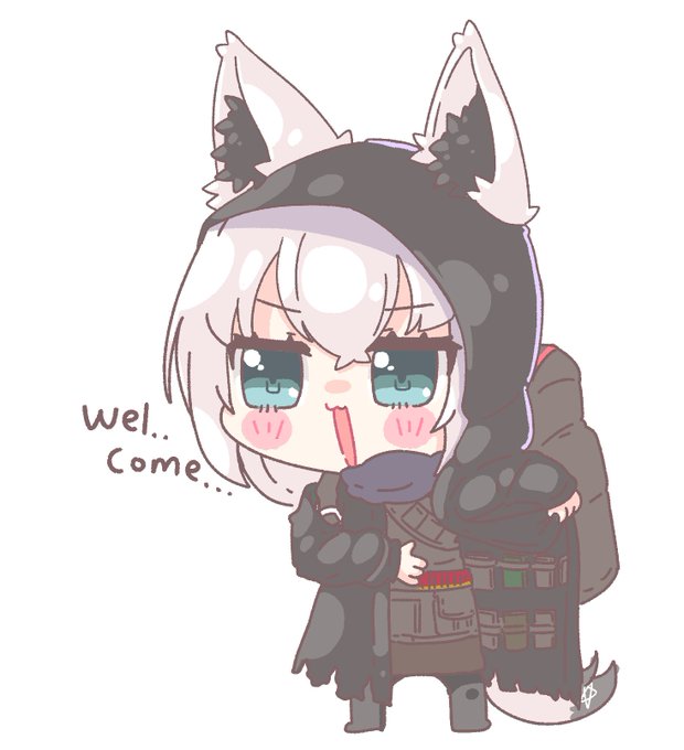 らくがき#絵フブキ…ヴェルカム! 
