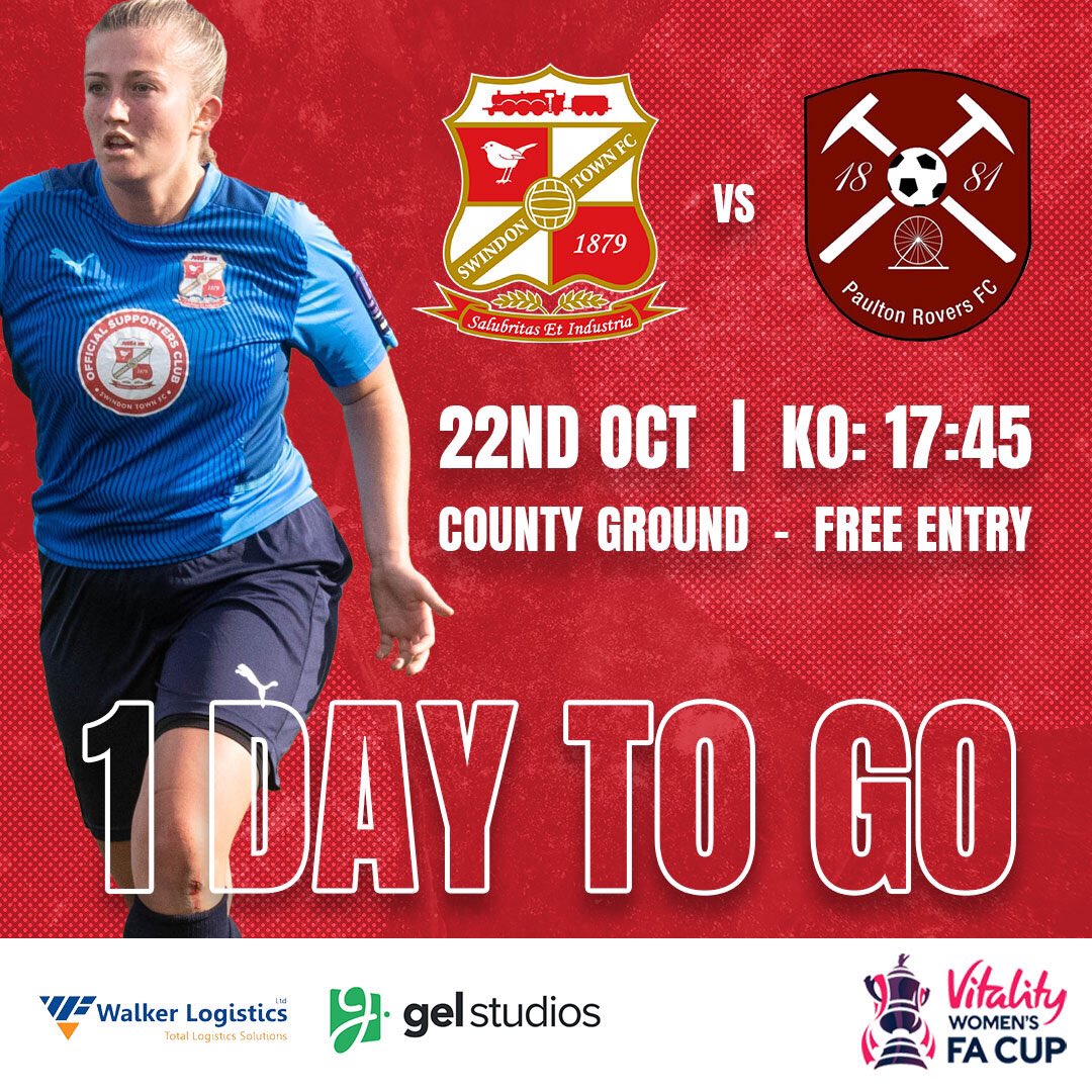 Good morning Town fans. Just one day to go until our double-header 🔴🔜⚽️