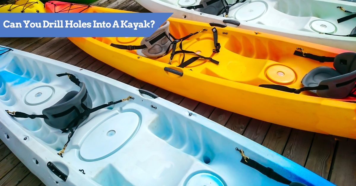 KayakGurucom's tweet photo. So, you just bought your new kayak 🛶 and wanted to attach accessories to it. You will typically need to drill into your kayak to add mounts. But how should this be done? https://t.co/Ese0U4jfvS https://t.co/KPcsN2yIw4