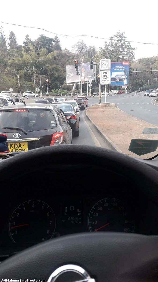 Ma3Route on Twitter "0816 Westlands round about drivers following