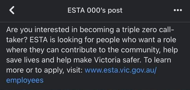 aeavicunion's tweet photo. A whopping 556 comments on ESTA's FB recruit ad!? 

What's the resounding public opinion?  Staff aren't paid enough.

With bargaining around the corner &amp; funding coming ESTA's way, nows the ⏲️for staff to make their demands &amp; AEAV is listening. Join AEAV! https://t.co/RlXUeUH0RK https://t.co/QwLiB4VWqg