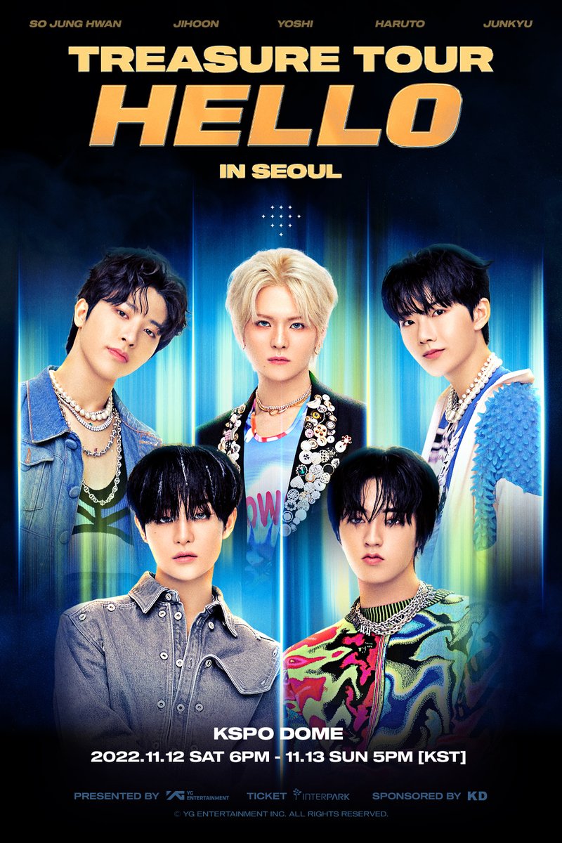 2022 TREASURE TOUR [HELLO] in SEOUL - UNIT POSTER #2 🔔Tickets are now available at INTERPARK TICKET🔔 📌Buy Access @ bit.ly/3dsNKrO #TREASURE #트레저 #2022CONCERT #20221112_6PM #20221113_5PM #KSPODOME #YG