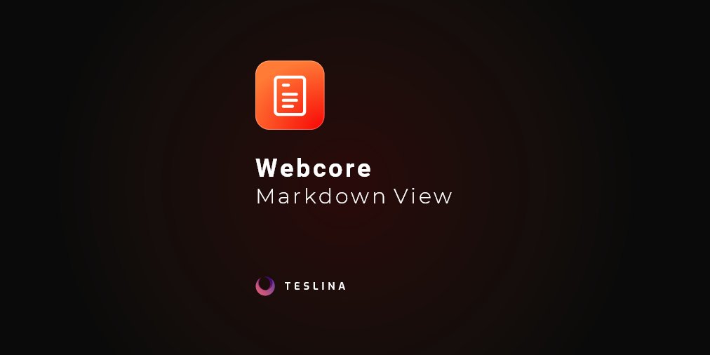 TeslinaFR's tweet photo. 📡 Nouveau module Webcore : Markdown View
Transformez votre document Markdown en page web ou widget. https://t.co/PQtVGHHz5D