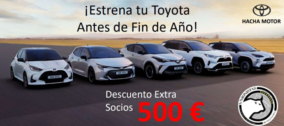 📌 NUEVO PATROCINADOR | Ven a descubrir tu Toyota ideal a Hacha Motor concesionario oficial y disfruta de un descuento extra de 500€ por ser socio o pertenecer al club.

📍 Ctra. Valladolid 75, Pol. Los Villares
📞 923244011
👉🏼 hachamotor.toyota.es