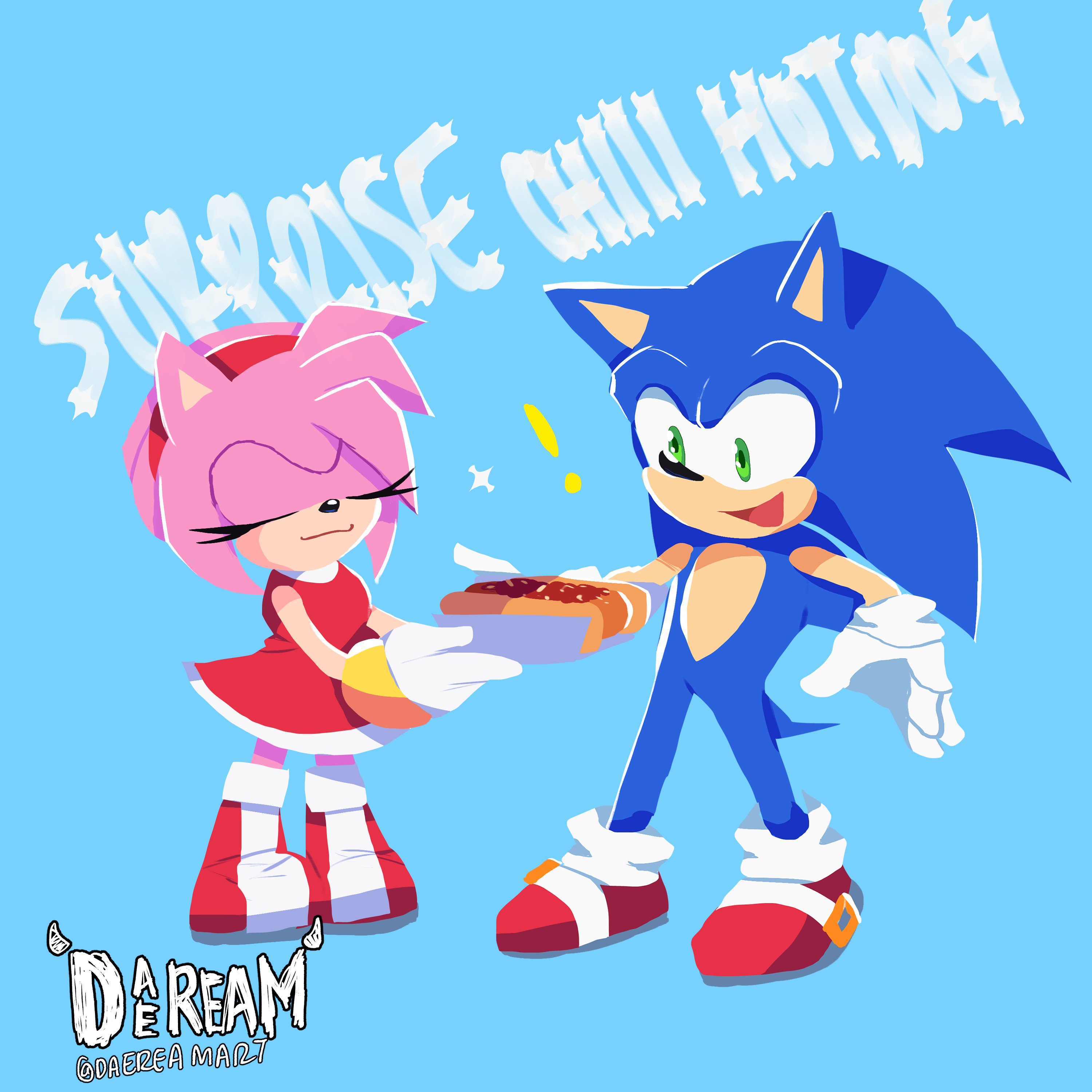 Amy and Jamey about to Surprise Sonic and Sonica ❤️❤️❤️ : r/SonAmy