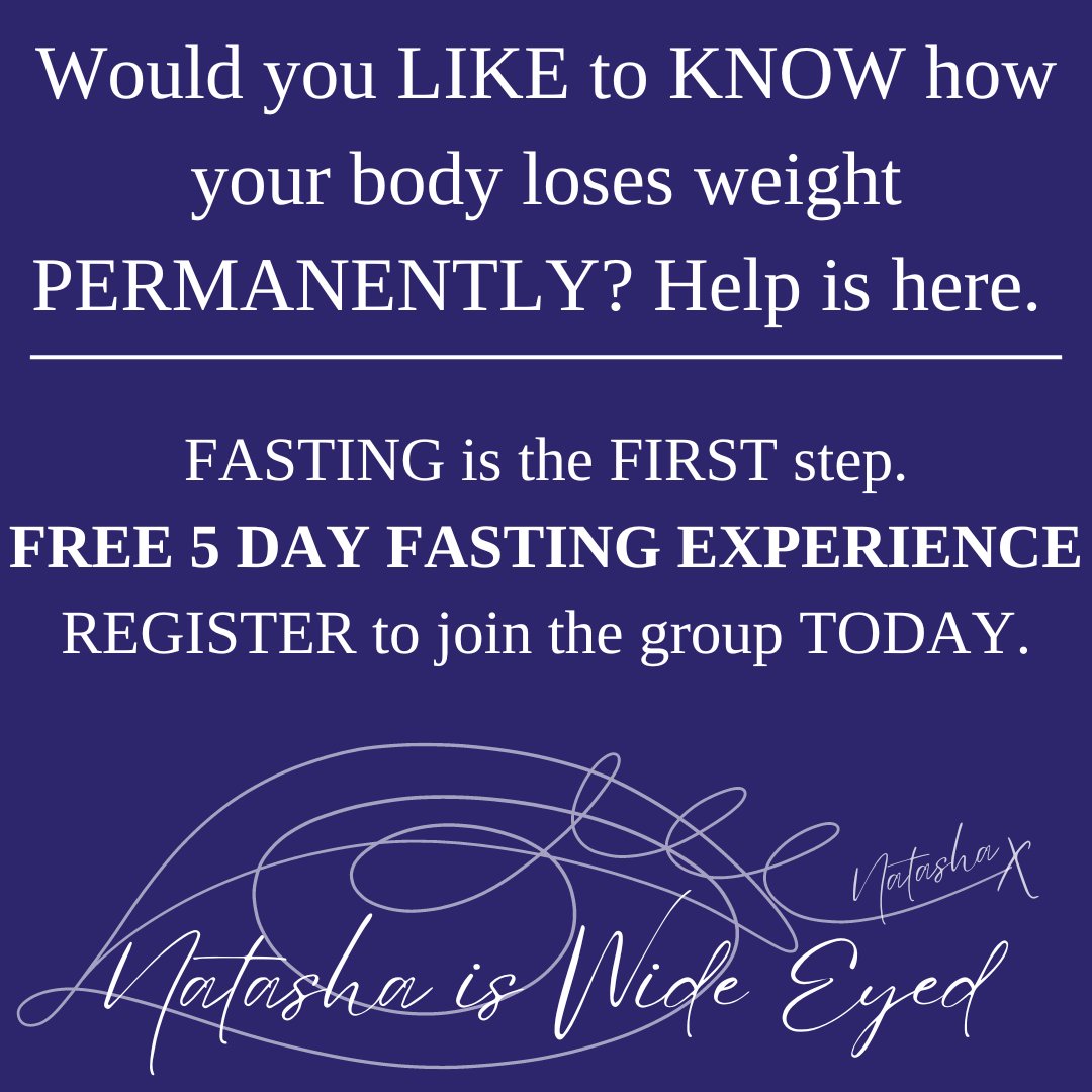 BigSliceOfLife's tweet photo. For permanent weight loss you have to provide the right environment for your body to feel safe to release the excess weight. Fasting is the first step in doing just that. Join the FREE 5 Day Fasting Experience today.
Click on the link to REGISTER TODAY
https://t.co/IQUWNTiVdN https://t.co/uGf4s31WdV