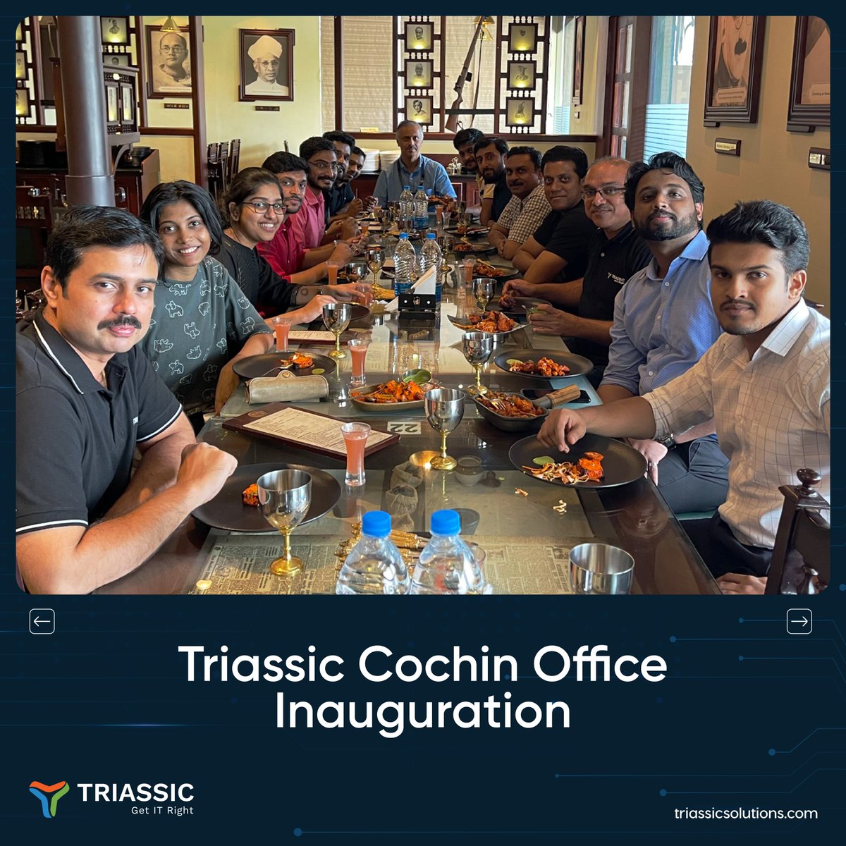 TriassicSolns's tweet photo. Triassic is excited to share with everyone that we have started our second office in Infopark Cochin on the 2nd floor of the Geo Infopark building.
Together, The Triassic family is expanding!
#infoparkkochi #triassicsolutions #geoinfopark #technoparktrivandrum #india #kerala https://t.co/Wz0qSzKq1F