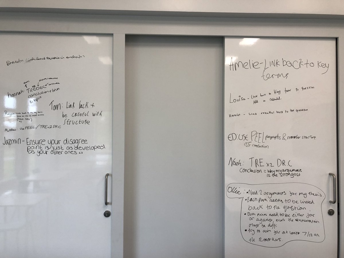 Yr11 are ready for their EOU assessment today having reflected on their targets from their assessment tracker. You got this! <a href="/FelstedSchool/">Felsted School</a> #YouGotThis #reflection #religiousstudies #assessment #feedback #targets