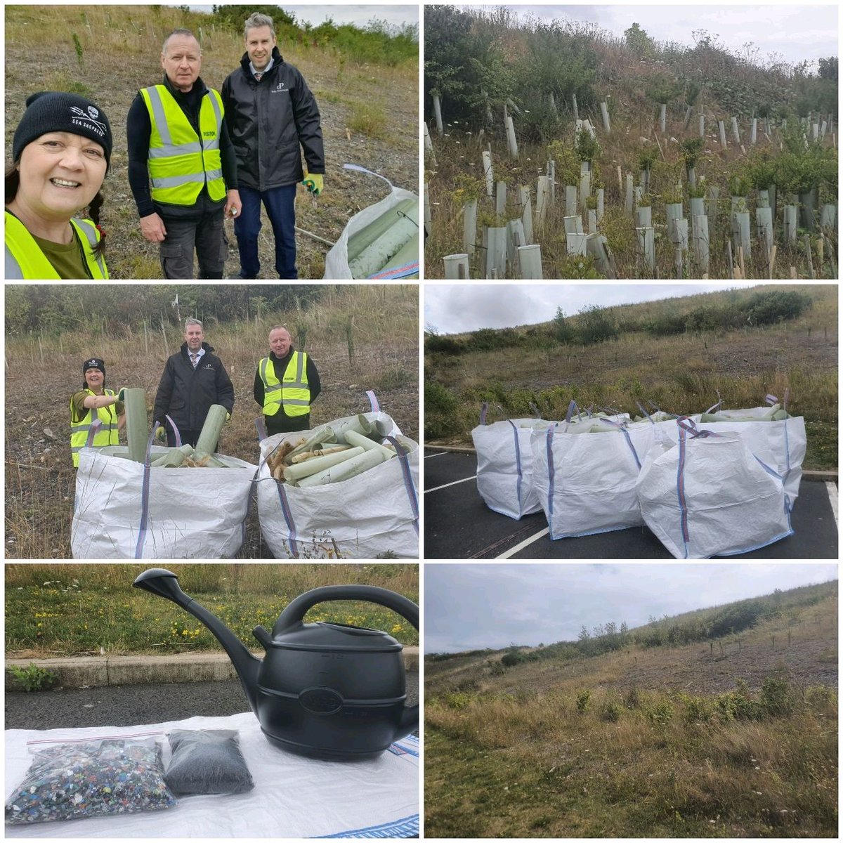 ClimateActionNE's tweet photo. Proud of our #recycling project with @Dalton_Park making redundant #treeguards into reusable baskets and watering cans for donation to local companies. Brilliant project for #RecycleWeek - see story 👇 and follow us for updates!🌏♻️💚 #climateaction #CSR https://t.co/ewuHk5MTds https://t.co/RNGE0tNTt1