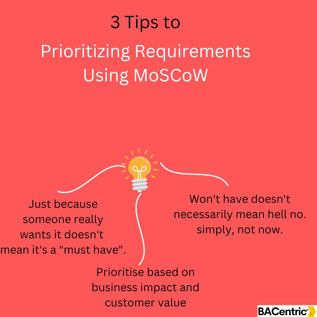 Prioritizing requirements is great for making sure people focus on the right things during projects

#businessanalysis #businessanalyst #requirements #projects #projectmanagement #requirementsmanagement #training #online #course