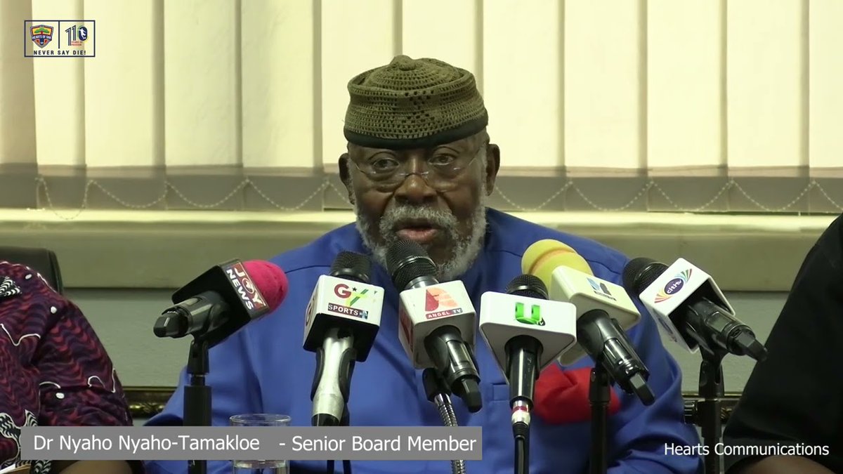 HeartsofOak_fr's tweet photo. 🔴🟡🔵 || Dr. Nyaho Nyaho - Tamakloe

Regardez le discours du Dr Nyaho Nyaho - Tamakloe lors de notre conférence de presse.

 Cliquez sur le lien ⬇️ pour voir la vidéo complète.

 https://t.co/Bs8YdxvtEw

 Veuillez vous abonner à notre chaîne pour plus de vidéos

#AHOSC https://t.co/vkbHhsXppK