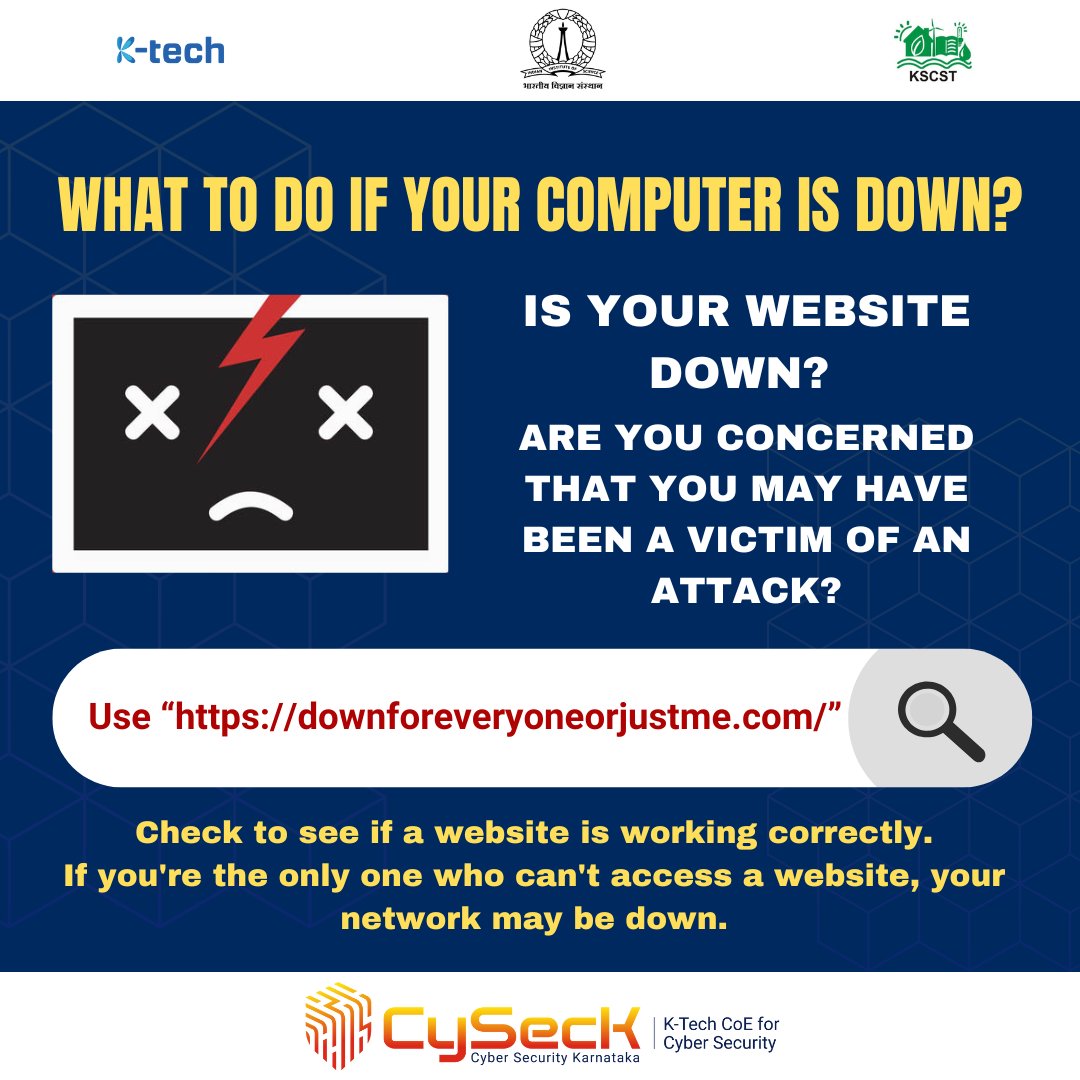 CySecKCoE's tweet photo. Day 21- #Post21💻
'See Yourself in Cyber: Together we make it Safer'
Stay #cybersecure and #cyberaware
#cybersecurity #CybersecurityAwarenessMonth #CyberAwareness #NCSAM
@iiscbangalore @ITBTGoK @Startup_Kar @Cyberdost
@CybercrimeCID @BlrCityPolice @drashwathcn
@OfficeofAshwath https://t.co/EpGIlNSENr