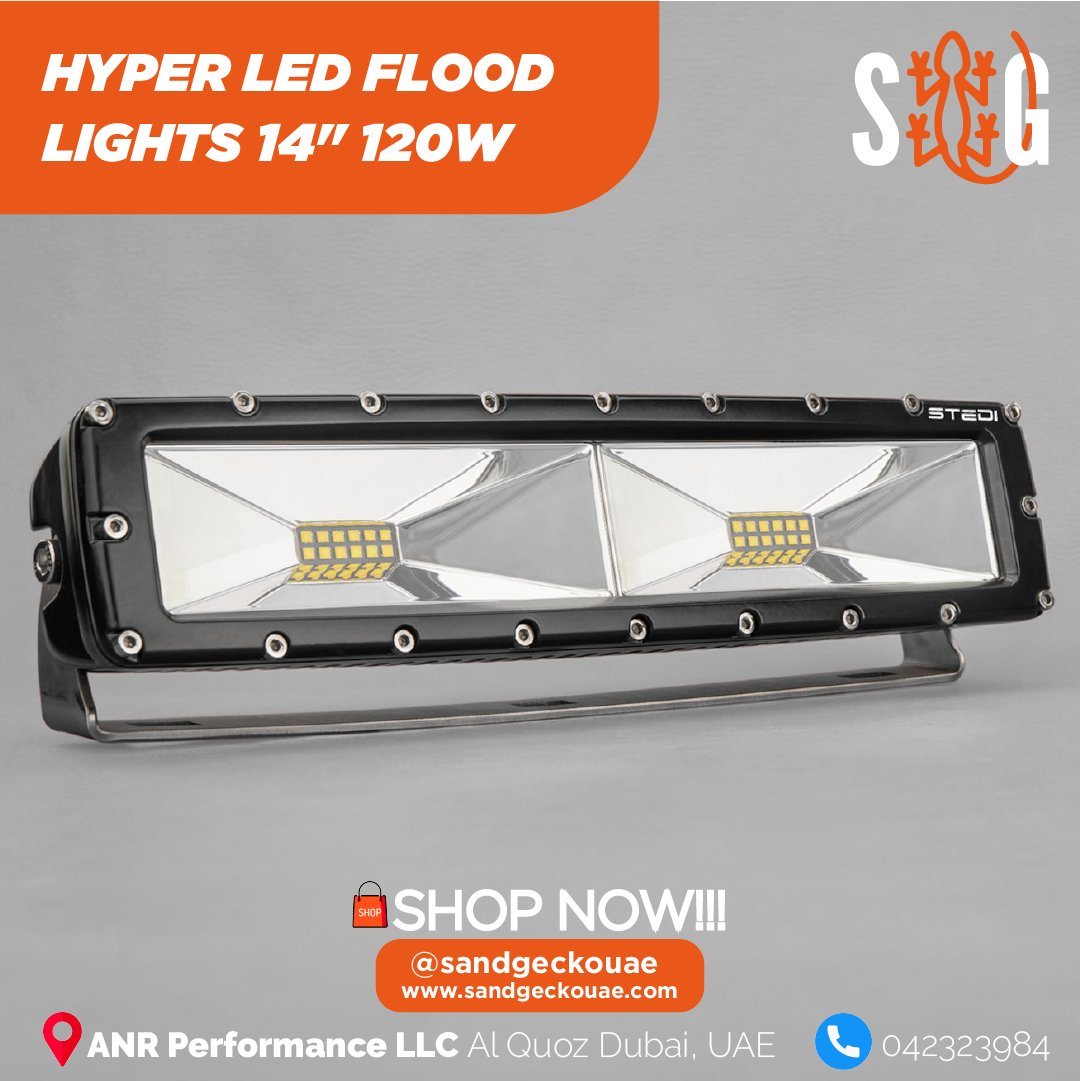 sandgeckouae's tweet photo. 𝐏𝐫𝐨𝐝𝐮𝐜𝐭:🔥HYPER LED FLOOD LIGHTS 8" &amp; 14"🔥

Buy Now 🌐 https://t.co/kBpY3LfB7A

Follow Us on Social Accounts 👍 @sandgeckouae

#SandGeckoUAE #stedi #ledlights #barlights #ledlighting #CarbonBlack #HeadLights https://t.co/ZXmAl73nzO