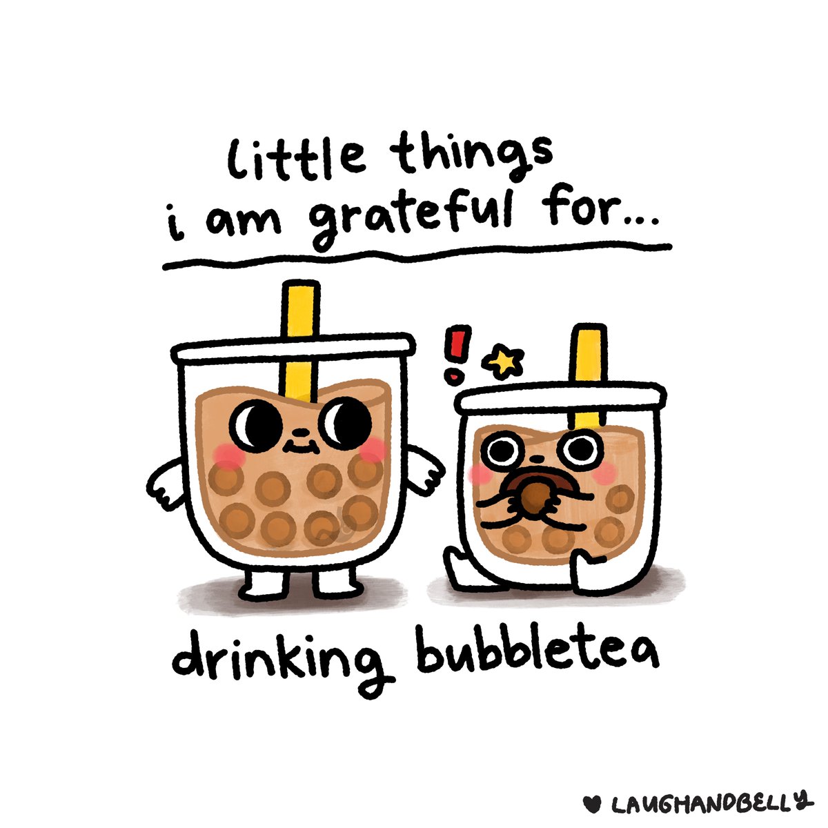 21 October 2022
#LittleThingsIAmGratefulFor

drinking bubbletea!!!
i love tie guan yin, 25% sugar level, with pearls.

what's your fav boba flavour?

#illustrationartist
