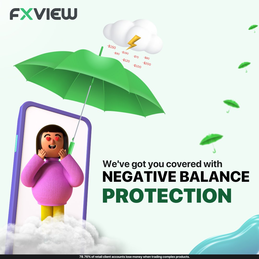 FxviewOfficial's tweet image. #negativebalanceprotection ⚖️shields your balance 💵  from extreme market volatility and ensures that it never goes negative ➖ 

Join us today: bit.ly/3MyFe7u

#Fxview #NBP #Security #Protection