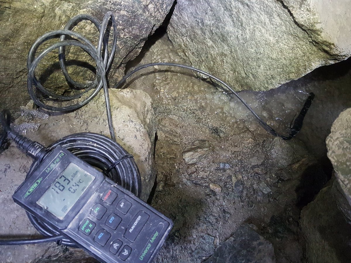 amschwand's tweet photo. I concluded the summer fieldwork season on #rockglacier Murtèl: last temperature logger readouts, last water sampling of the outflow. All sensors are now ready for the winter. Time for data analysis! https://t.co/1EcSjOqM5n