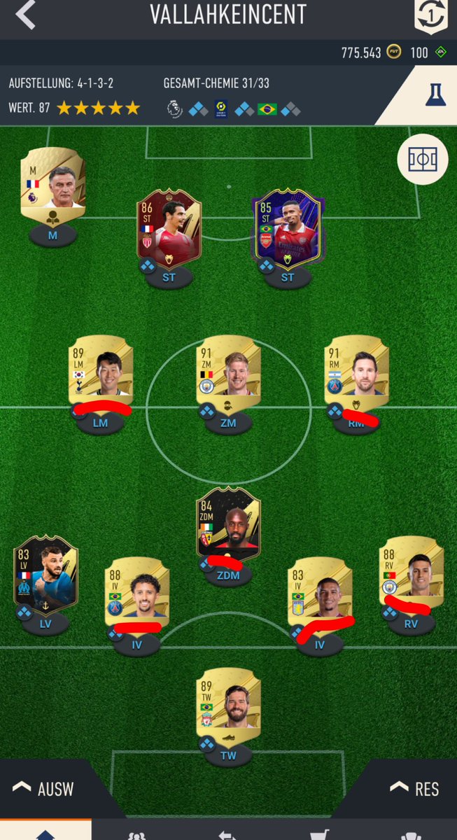 mrchen2210's tweet photo. @FUT23News any upgrade. Tradable players marked. https://t.co/5bIjl5InWf
