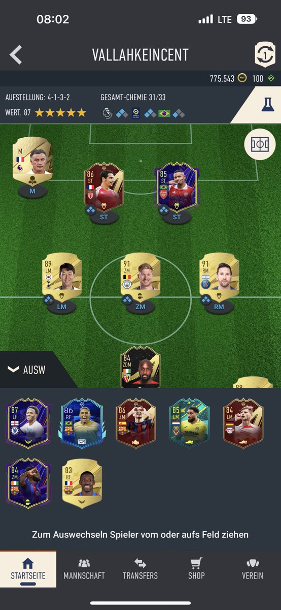 mrchen2210's tweet photo. @FUT23News any upgrade. Tradable players marked. https://t.co/5bIjl5InWf